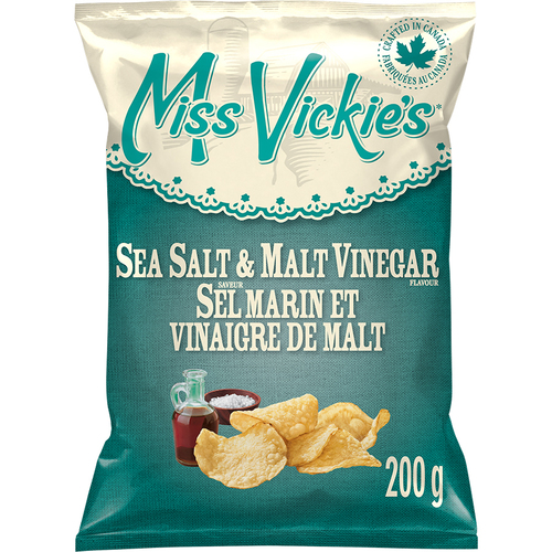 Buy Miss Vickie's Sea Salt & Malt Vinegar Flavour Kettle Cooked Potato