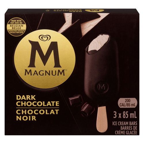 Magnum Ice Cream Bars Dark Chocolate Classic