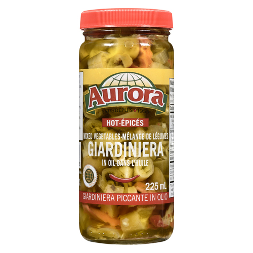 Buy Aurora Mixed Vegetables In Oil Giardiniera Hot 225 ml | Foodland