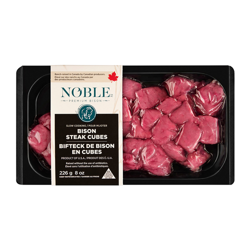 Noble Premium Bison Steak Cubes