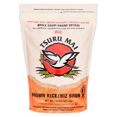 Tsuru Mai Brown Rice Medium Grain