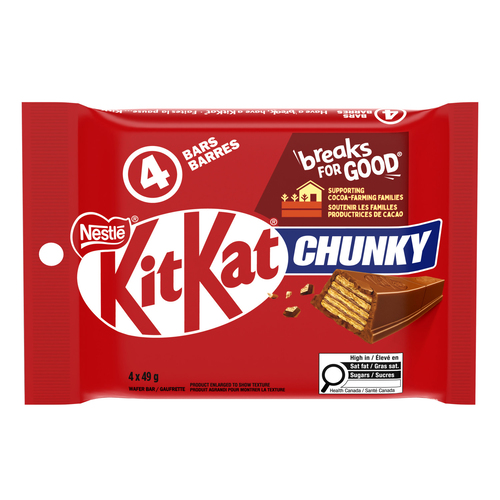 Nestle Kit Kat Chunky Chocolate Bars Multipack