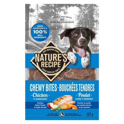 Nature's Recipe Chewy Bite Dog Treats Chicken & Sweet Potato