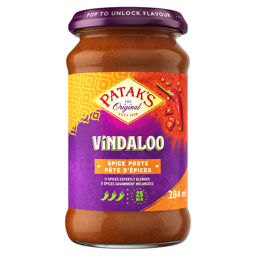 Buy Patak's Spice Paste Vindaloo 284 ml | FreshCo