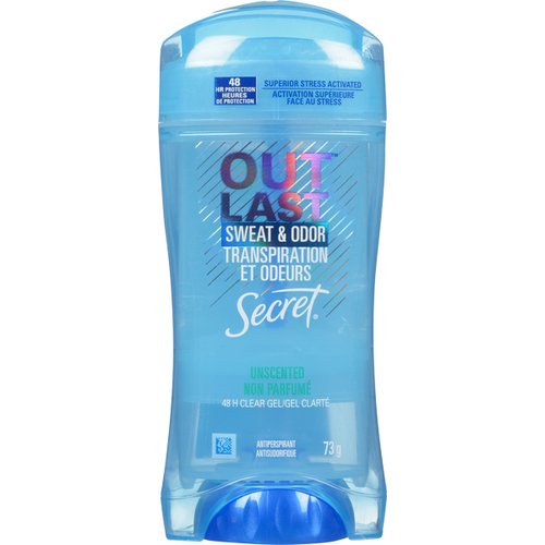 Buy Secret Outlast Deodorant Clear Gel Unscented 73 g | Sobeys Inc.