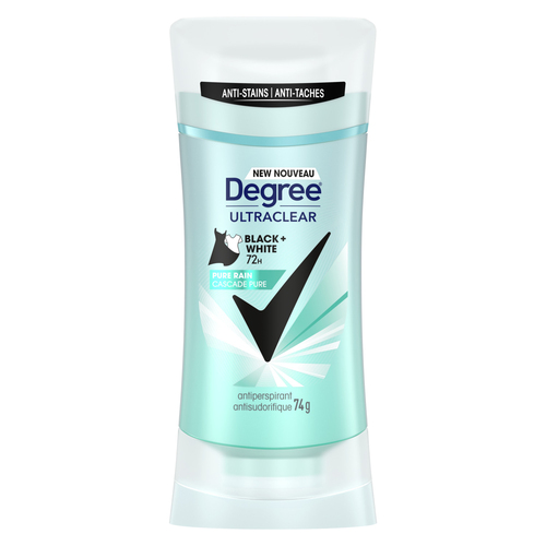 Degree Ultra Clear Antiperspirant Stick Black + White Pure Rain