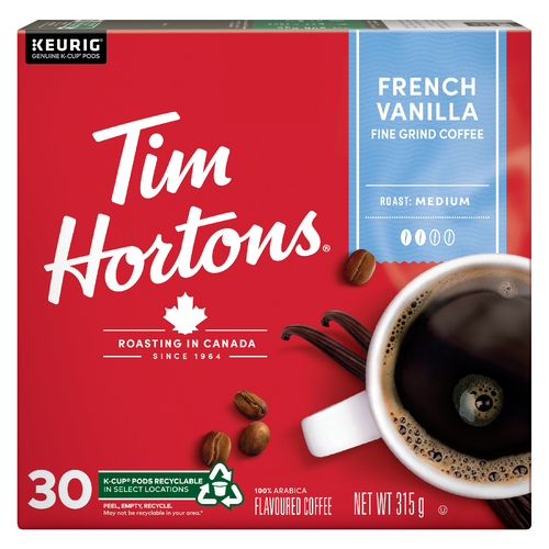 Tim Hortons French Vanilla Coffee Pods