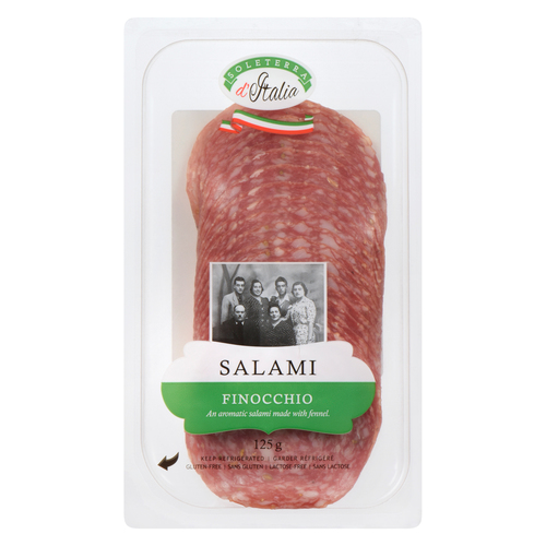 Soleterra d'Italia Finocchio Sliced Fennel Salami