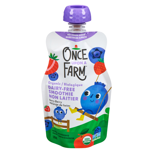 Once Upon A Farm Dairy-Free Organic Smoothie Berry Berry