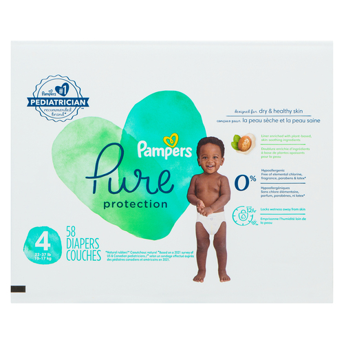 Buy Pampers Pure Protection Diapers Size 4 58 Count | Sobeys Inc.