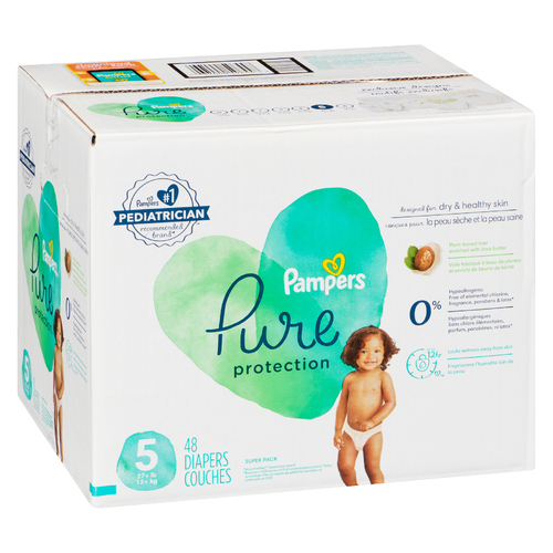 Buy Pampers Pure Protection Diapers Size 48 Count Safeway Canada