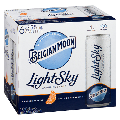 【blue sky様】SX6000、ビオチン、ヘムカル Buy Belgian Moon Beer Light Sky Citrus 4% Alcohol 6 x 355 ml (cans