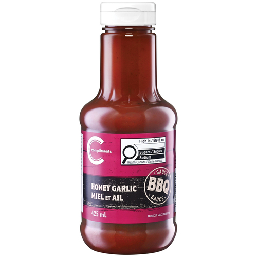 Compliments BBQ Sauce Honey Garlic