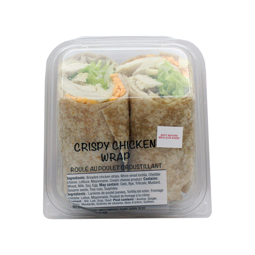 White Chicken Crispy Wrap