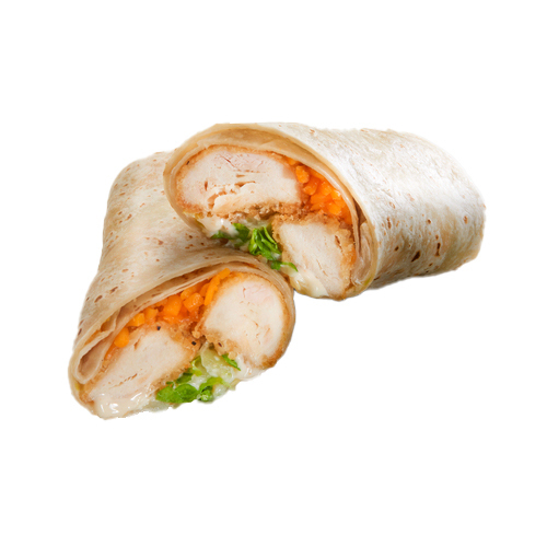 White Chicken Crispy Wrap
