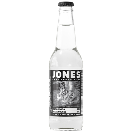 Buy Jones Craft Soda Cane Sugar Cream Soda 355 ml (bottle
