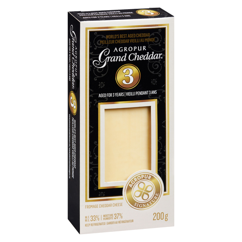 Achetez Agropur Grand Cheddar Fromage cheddar 3 ans 200 g | IGA