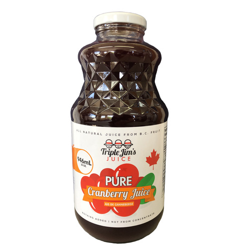 Triple Jim's Pure Juice Cranberry