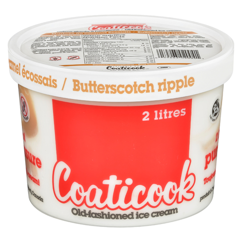 Buy Coaticook Gluten-Free Ice Cream Butterscotch Ripple 2 L | IGA