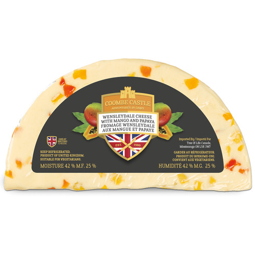 Coombe Castle With Sweetened Cheese Dehydrated Mango Papaya