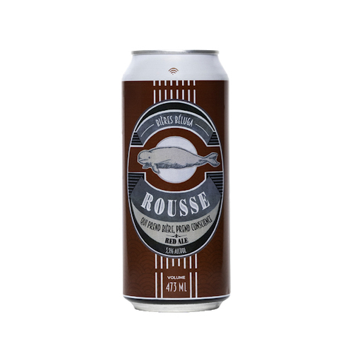 Buy Beluga Rousse 5.5% Alcohol Beer Red Ale 473 ml (can) | IGA