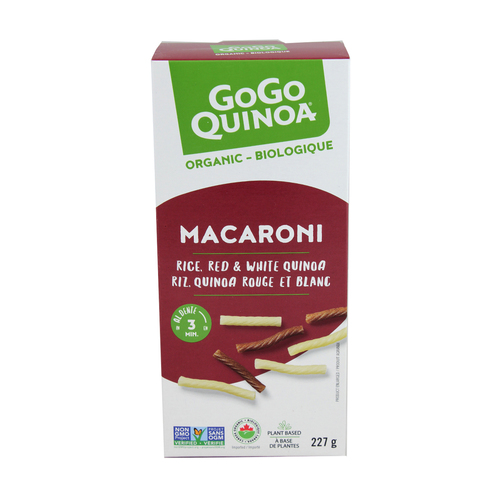 Gogo Quinoa Organic Pasta Macaroni Rice Red & White Quinoa