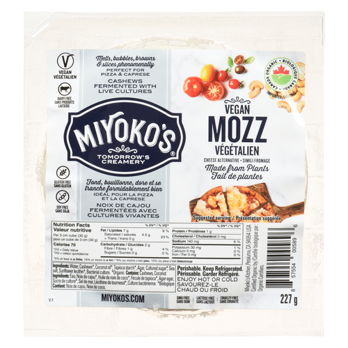Buy Miyoko's Vegan Mozz Cheese Alternative 227 g | IGA