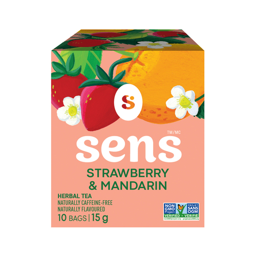 Buy S Sens Herbal Tea Strawberry & Mandarine 10 Tea Bags | IGA