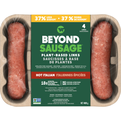 Buy Beyond Meat Plant Based Frozen Sausage Hot Italian 400 g