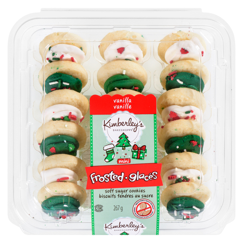 Kimberley's Bakeshoppe Holiday Frosted Cookies Mini