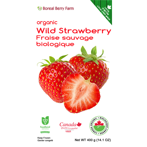 Buy Boreal Organic Frozen Fruit Wild Strawberry 400 g | Foodland