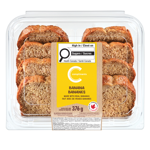 Compliments Sliced Loaf Cake Banana