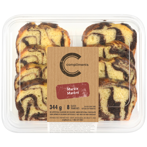 Compliments Marble Sliced Loaf Cake