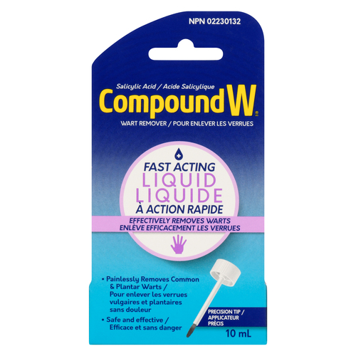 Compound W Salicylic Acid Liquid Wart Removal 10 ml