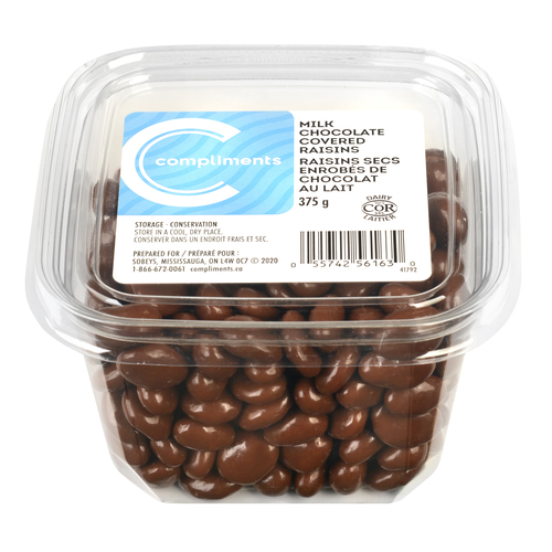 Compliments Milk Chocolate Raisins
