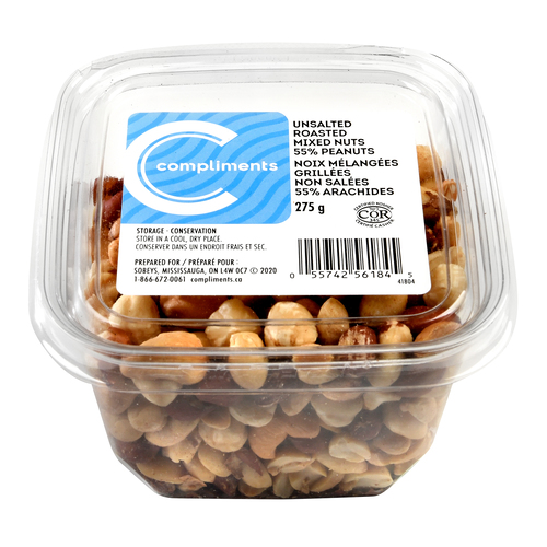 Buy Compliments Nuts Mixed Roasted Unsalted 275 g | Safeway Canada