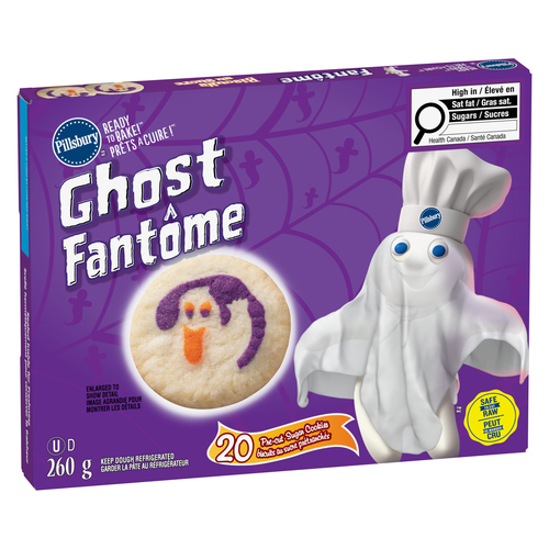 Pillsbury Ready To Bake! Sugar Cookies Ghost 260 g