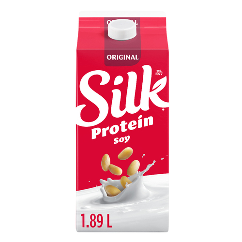 Silk Organic Dairy-Free Soy Milk Alternative Original 1.89 L