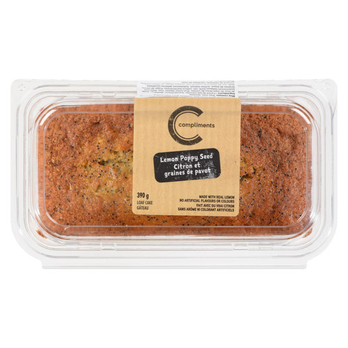 Compliments Lemon Poppy Seed Loaf Cake