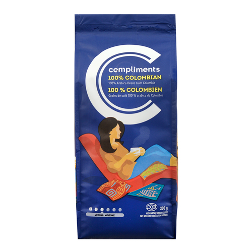 Compliments Ground Coffee 100% Columbian