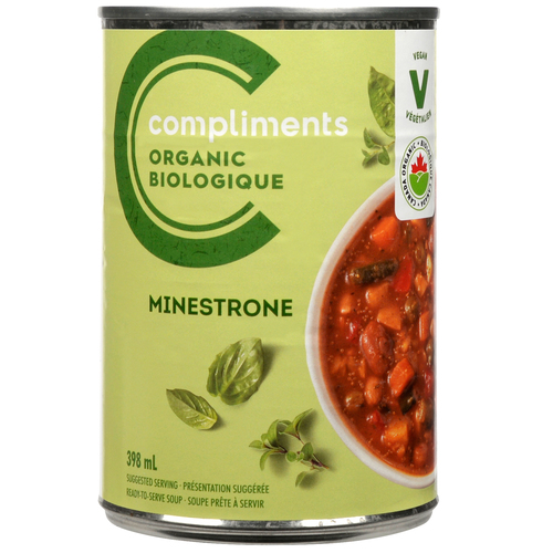 Compliments Organic Tuscany Style Minestrone Soup