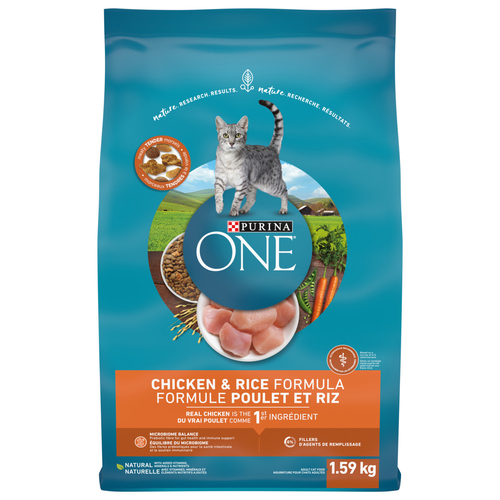 Buy Purina ONE Dry Cat Food Chicken & Rice 1.59 kg | Foodland