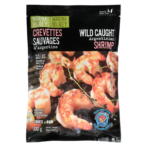 Buy Marina Del Rey Frozen Wild Argentina 20/40 Peeled & Deveined Shrimp ...