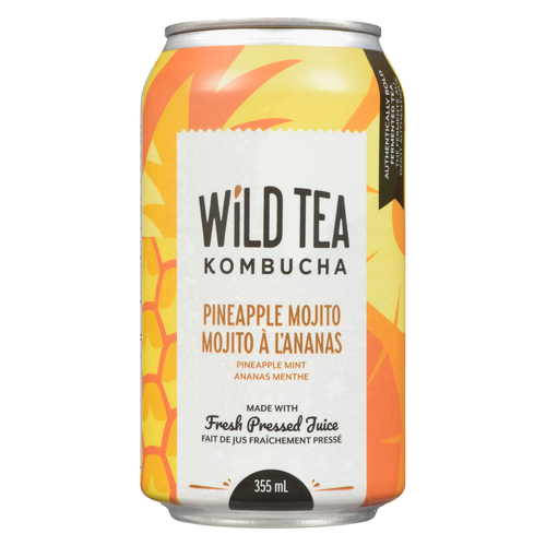 Buy Wild Tea Kombucha Pineapple Mojito 355 ml | Thrifty Foods