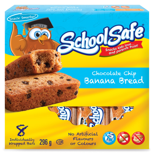 School Safe Cake Banana Chocolate Chip
