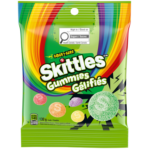 SKITTLES Sour Gummies Chewy Candy