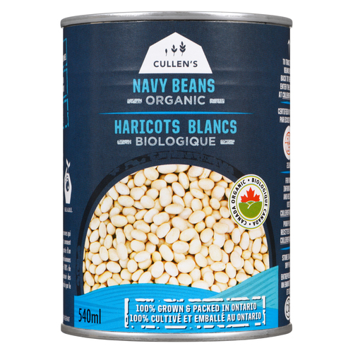 Cullen's Organic Canned Navy Beans