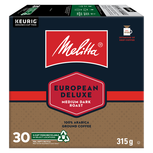 Melitta Coffee Pods European Deluxe Medium Dark