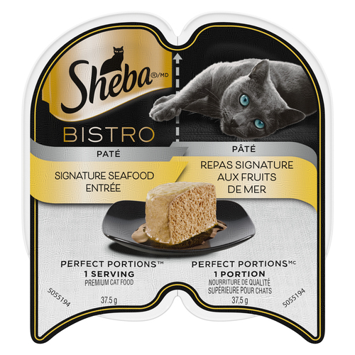 SHEBA Perfect Portions Adult Wet Cat Food Seafood Entrée