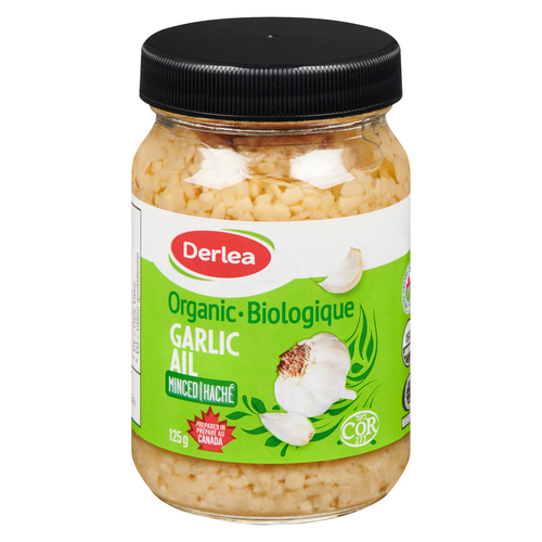 Derlea Organic Minced Garlic